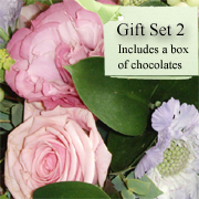 Gift Set 2 - Vase of Flowers and Chocs