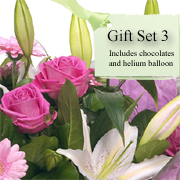Gift Set 3 - Hand Tied with Chocs and Balloon